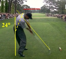 tiger woods at the masters